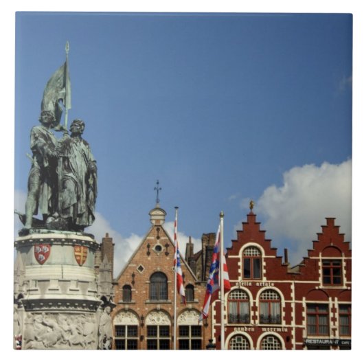 België, Brugge. UNESCO Tegeltje (Voorkant)