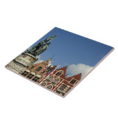 België, Brugge. UNESCO Tegeltje (Zijkant)