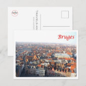België - Brugge - Vue du Beffroi - Briefkaart (Voorkant / Achterkant)