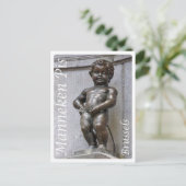 België - Brussel - Brussel - Manneken Pis - Briefkaart (Staand voorkant)