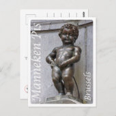 België - Brussel - Brussel - Manneken Pis - Briefkaart (Voorkant / Achterkant)