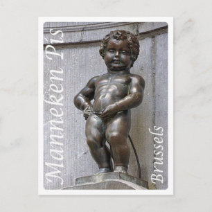 België - Brussel - Brussel - Manneken Pis - Briefkaart