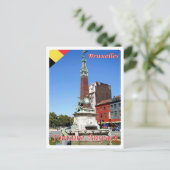 België - Brussel - Fontaine Anspach - Briefkaart (Staand voorkant)