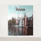 België Brussel Kanaal Wandkleed (Voorkant)