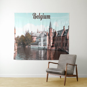 België Brussel Kanaal Wandkleed