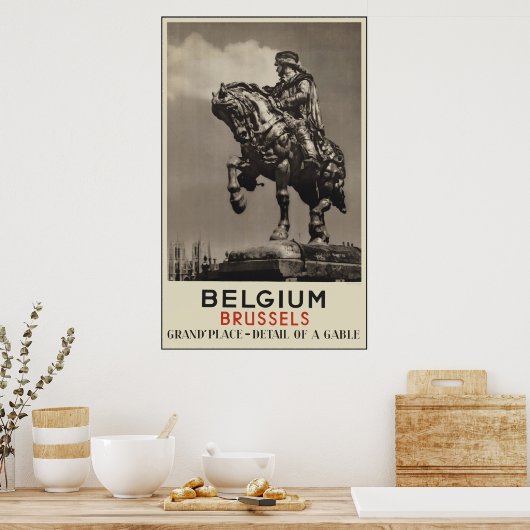 België Brussel Poster (Keuken)