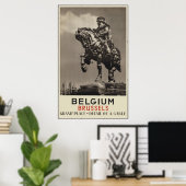 België Brussel Poster (Thuiskantoor)