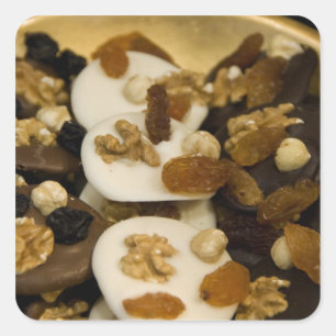 België, Brussel Wereldberoemd België 2 Vierkante Sticker