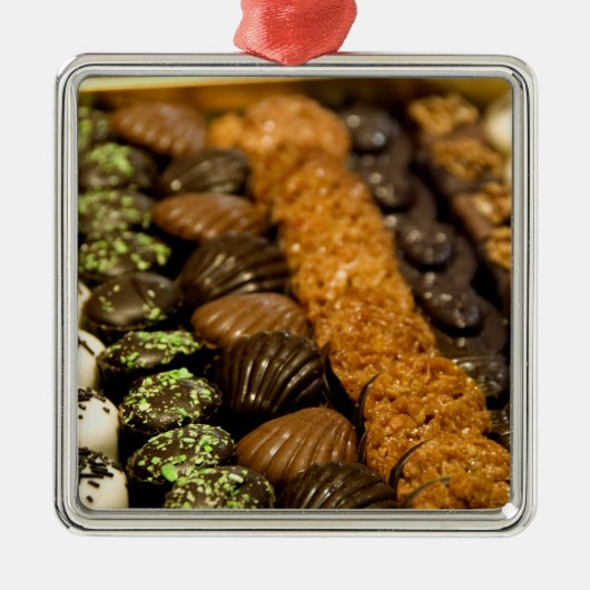 België, Brussel. Wereldberoemd België Metalen Ornament (Voorkant)