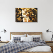 België, Brussel. Wereldberoemde België Canvas Afdruk (Insitu (Slaapkamer))
