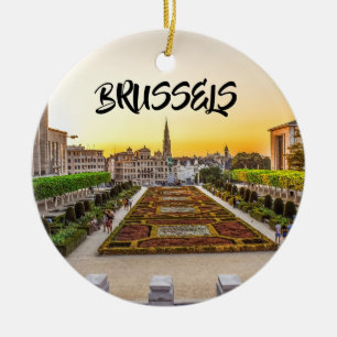 België: Brusselse Panoramiek Keramisch Ornament