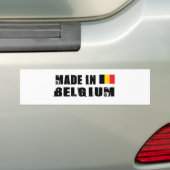 BELGIË BUMPERSTICKER (Op auto)