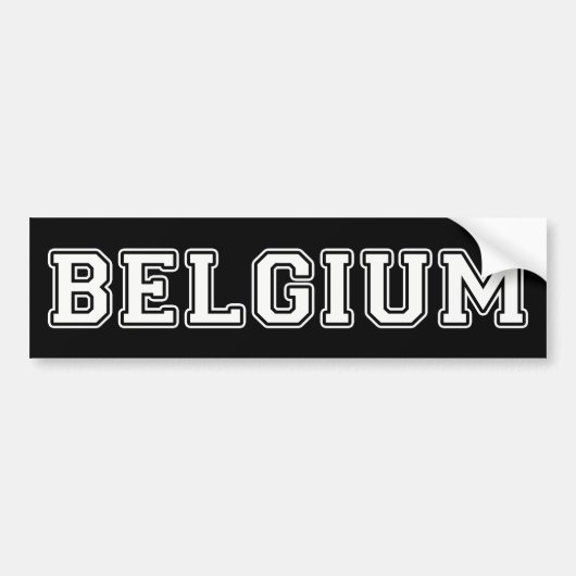 België Bumpersticker (Voorkant)