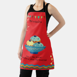 België Buns Cake Quote Bunting Stars Harten Rood Schort