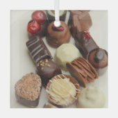 België chocolade glas ornament (Voorkant)