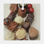 België chocolade glas ornament (Achterkant)