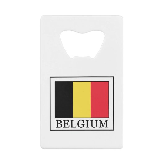 België Creditkaart Flessenopener (Voorkant)