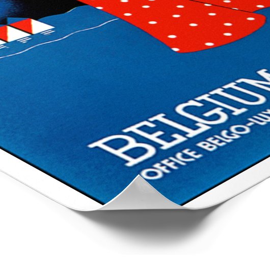 België: de kust poster (Hoek)