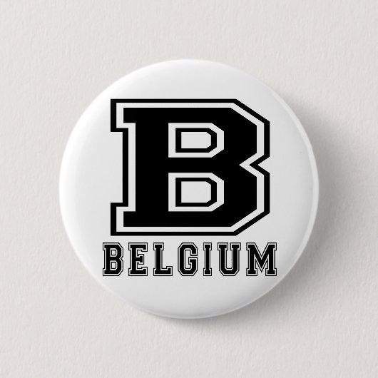 België Design Ronde Button 5,7 Cm (Voorkant)