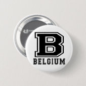 België Design Ronde Button 5,7 Cm (Voorkant /achterkant)