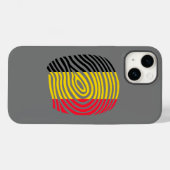 België DNA Case-Mate iPhone Case (Achterkant (horizontaal))