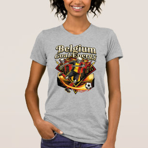 België Doel Energie Skelet Aanvaller Naties Vet T-shirt