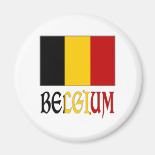 België en Belgische vlag Magneet
