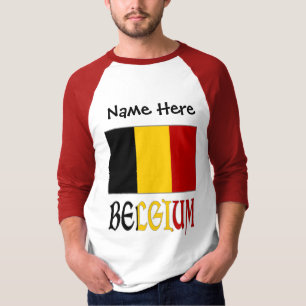 België en Belgische Vlag Persoonlijk T-shirt