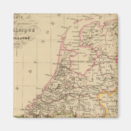 België en Nederland, 1812 Magneet (Voorkant)
