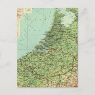 België en Nederland Briefkaart