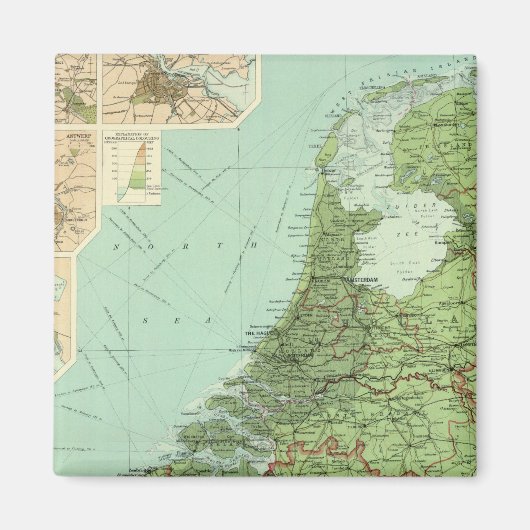 België en Nederland Magneet (Voorkant)