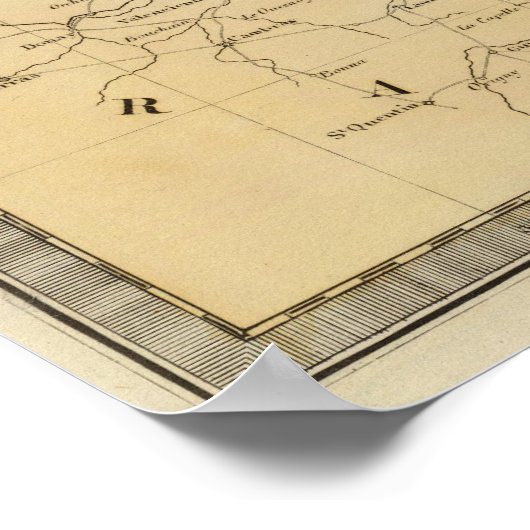 België en Nederland Poster (Hoek)