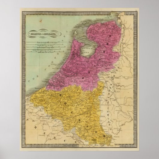 België en Nederland Poster (Voorkant)