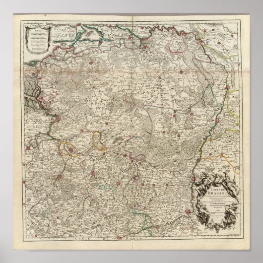 België en Nederland Poster (Voorkant)