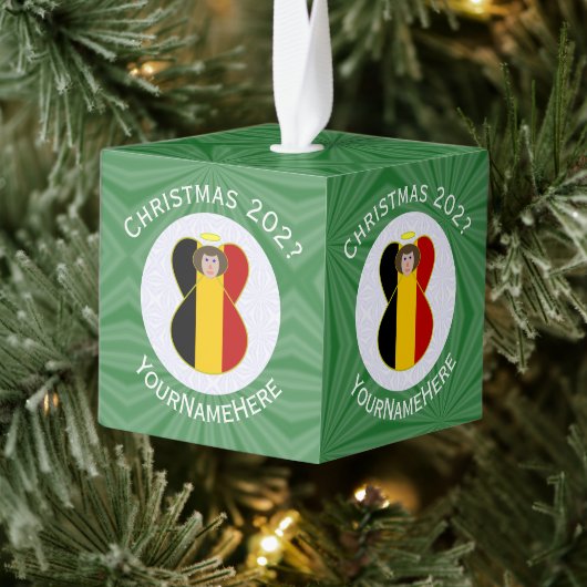 België Engel Vlag Kerst Persoonlijk Decoratie (Boom)