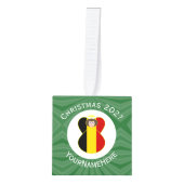 België Engel Vlag Kerst Persoonlijk Decoratie (Voorkant)