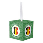 België Engel Vlag Kerst Persoonlijk Decoratie (Achter hoekig)