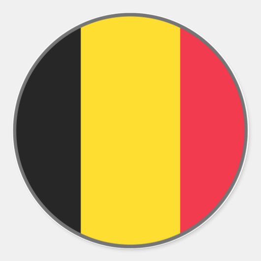 België Euro Sticker (Voorkant)