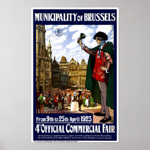 België  Fair Poster opnieuw ingesteld op Brussel