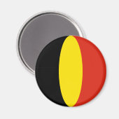 België Fisheye Vlag Magneet (Voorkant / Achterkant)
