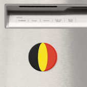 België Fisheye Vlag Magneet (Insitu (Vaatwasser))