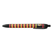 België Flag Cute Patriotic Zwarte Inkt Pen (Bodem)