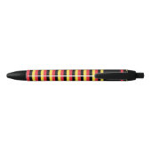 België Flag Cute Patriotic Zwarte Inkt Pen (Achterkant)