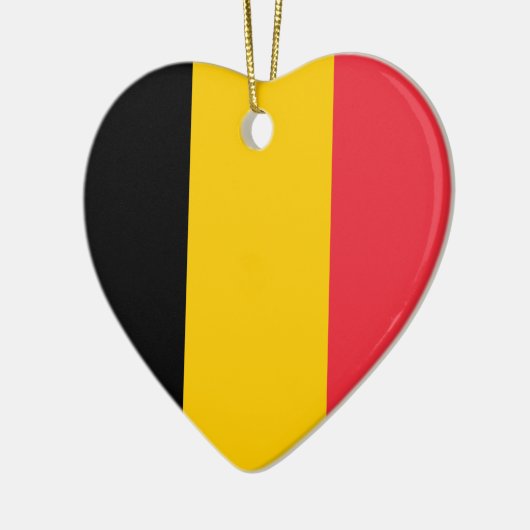 België Flag Heart Ornament (Links)