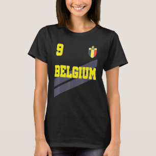 België Football Retro België Voetbal T-shirt
