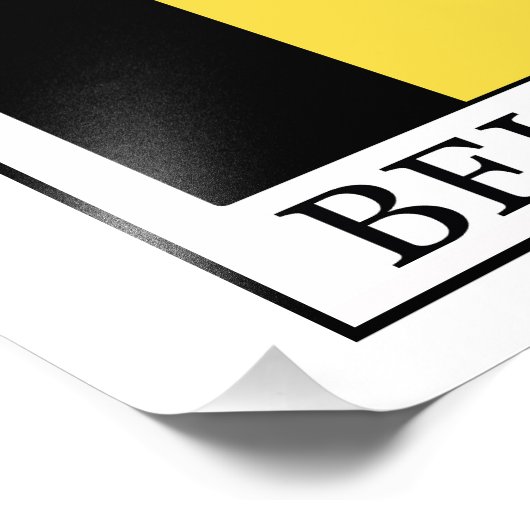 België Foto Afdruk (Hoek)