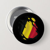 België Gekopieerde vlag Ronde Button 7,6 Cm (Voorkant /achterkant)