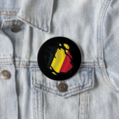 België Gekopieerde vlag Ronde Button 7,6 Cm (In situ)