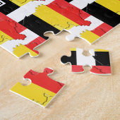 BELGIË | Gezegende natie | VLAG VAN BELGIË Legpuzzel (Zijkant)