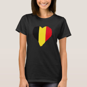 België Hartslag Belgische vlag Belgie Belgie Belgi T-shirt